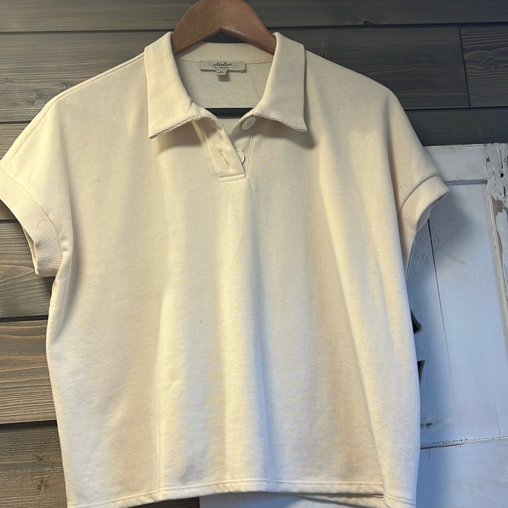 Atelier preppy collared polo shirt S